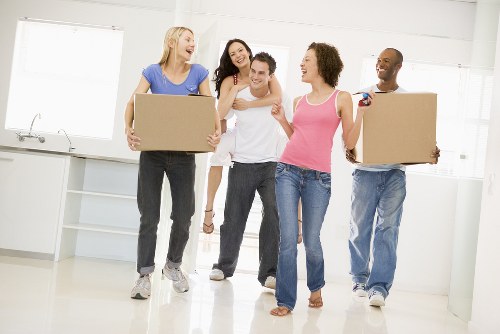 Removal team planning a house move in Westminster near central London streets