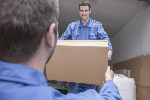 Furniture pick-up team handling bulky item collection in Westminster