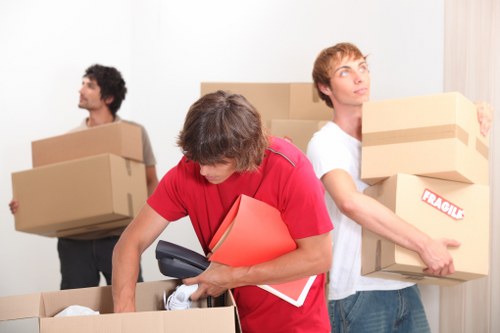 Packing and loading service for Westminster flats and offices