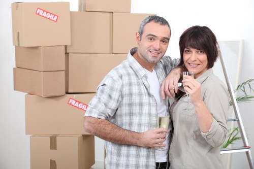 Careful packing and loading during a Westminster relocation